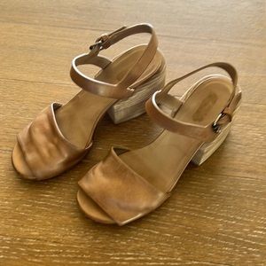 Marsell taupe sandals with ankle strap buckle Size 37.5